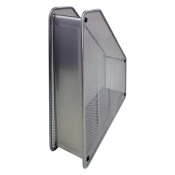 HELIT H2518000 tinklinis žurnalų laikiklis DIN A4, vielinis metalas, sidabrinis, milteliniu būdu dažytas, 1 vnt.