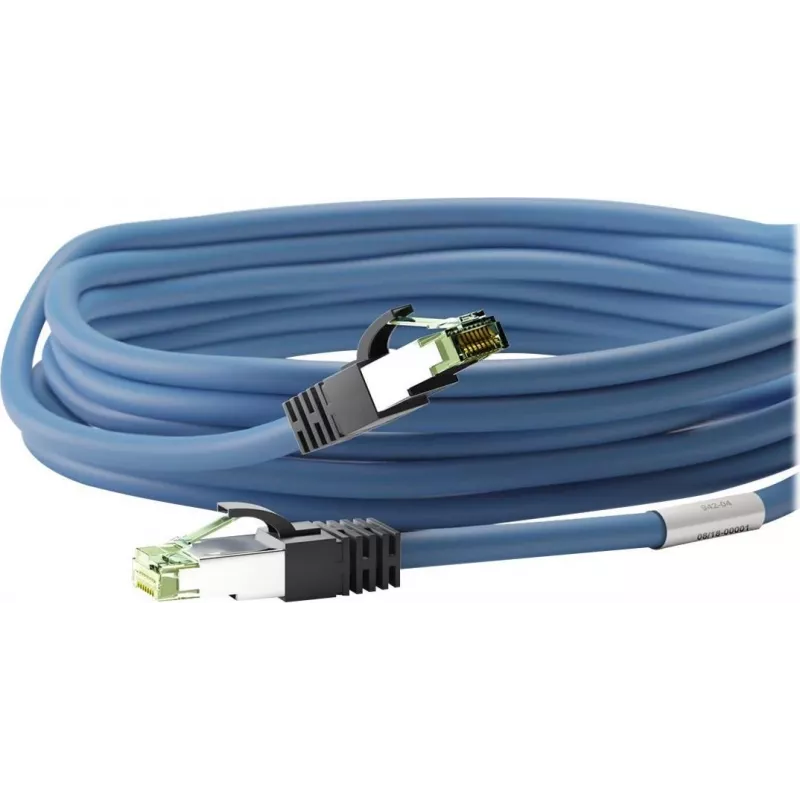 Wentronic Goobay CAT 8.1 tinklo kabelis, S/FTP (PiMF), mėlynas, 5 m, LSZH, varis, 24 AWG 45662