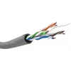 Wentronic Goobay CAT 6 tinklo instaliacinis kabelis, U/UTP, pilkas, 100 m - CU, AWG 23/1 (solid), LSZH 68466