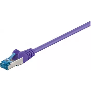 Wentronic Goobay CAT 6a S/FTP tinklo kabelis, RJ45, violetinės spalvos, 3 m, LSZH, varis 93789