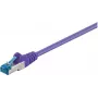 Wentronic Goobay CAT 6a S/FTP tinklo kabelis, RJ45, violetinės spalvos, 3 m, LSZH, varis 93789