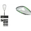 TALBOT TORRO Squash Racket Pro 6000, juoda / žalia, ofensyvinis, Y-konstrukcijos, 1 vnt. (251006)