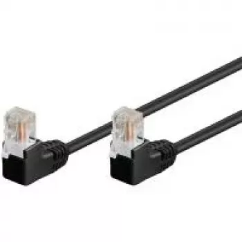 Wentronic 96086 Cat5e U/UTP RJ45 tinklo kabelis, juodas
