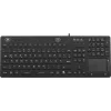 Renkforce IP68 pramoninė USB klaviatūra su jutikline paviršiaus zona, juoda (iM-IKB110-BK)