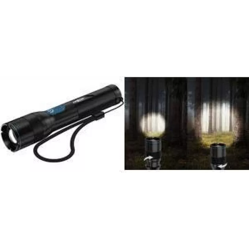 ANSMANN Adventure TA1800RF įkraunamas LED žibintuvėlis, 1800 liumenų, USB-C, juodas 1600-0763