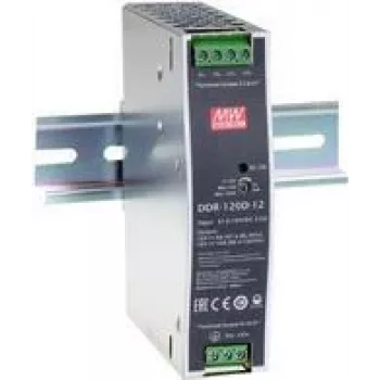 MEAN WELL DDR-120B-24 DIN bėgio maitinimo šaltinis 120W 24V 5A