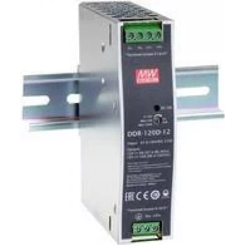 MEAN WELL DDR-120B-24 DIN bėgio maitinimo šaltinis 120W 24V 5A