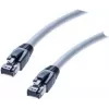 shiverpeaks BS08-401513 Cat8 S/FTP tinklo kabelis, RJ45, pilkas, 1,5 m