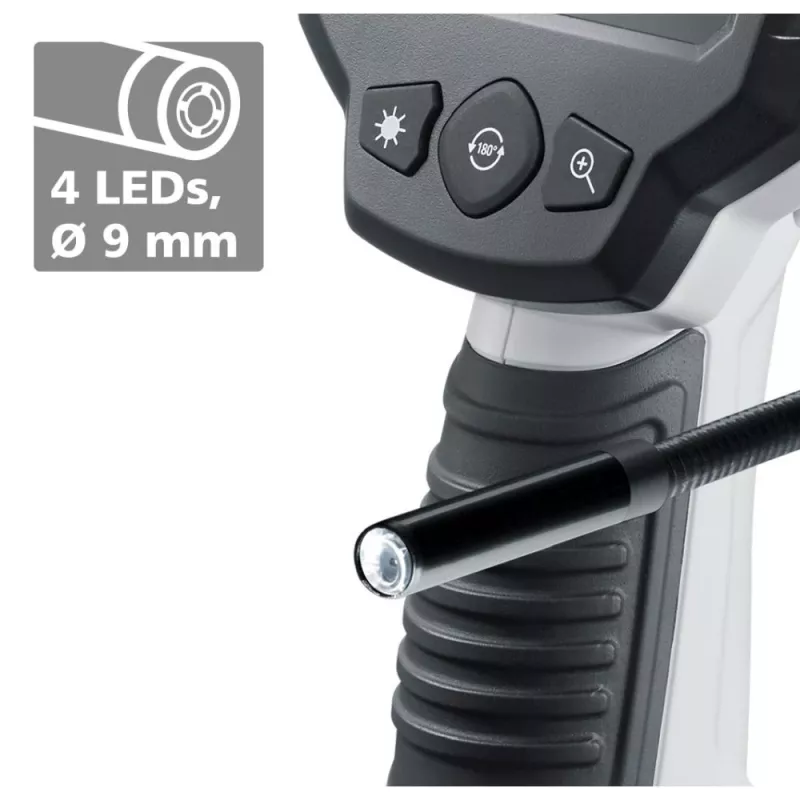Laserliner 082.252E apžiūros kamera su 9 mm zondine kamera ir 2,7 inch TFT ekranu