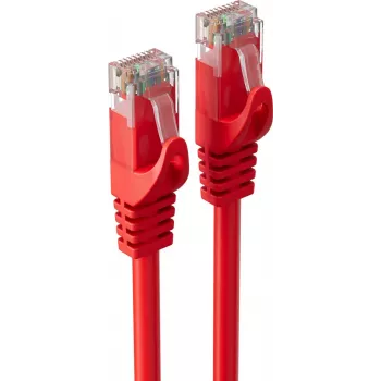 SHIVERPEAKS BASIC-S Cat.6A U/UTP tinklo kabelis, raudonas, 30 m, RJ45, 10 Gbps BS08-35484