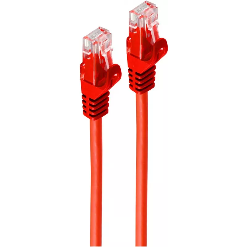 SHIVERPEAKS BASIC-S Cat.6A U/UTP tinklo kabelis, raudonas, 30 m, RJ45, 10 Gbps BS08-35484