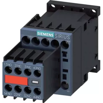 SIEMENS SIRIUS 3RT2 galios kontaktorius 5,5 kW 400 V 12 A 24 V DC 2NO+2NC varžtiniai gnybtai 3RT20171BB443MA0