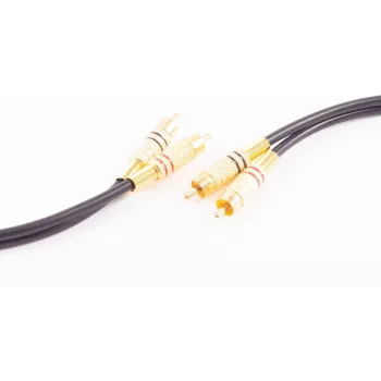 shiverpeaks BASIC-S 2x RCA į 2x RCA garso kabelis, 5,0 m, juodas BS40225