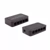 SHIVERPEAKS BS08-01110 5 prievadų Fast Ethernet nevaldomas stalinis komutatorius, 10/100 Mbps, juodas