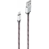 SHIVERPEAKS BS14-50078 Lightning į USB-A kabelis 0,9 m, rudos spalvos