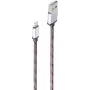 SHIVERPEAKS BS14-50078 Lightning į USB-A kabelis 0,9 m, rudos spalvos