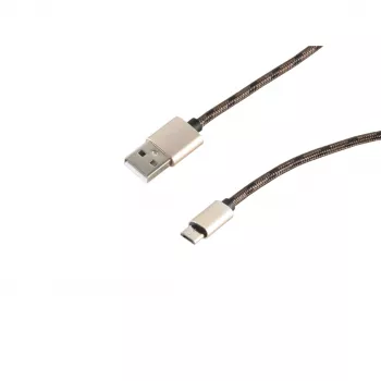 SHIVERPEAKS S-Conn 14-50082 USB 2.0 kabelis, USB-A į Micro-USB B, 2 m, rudas