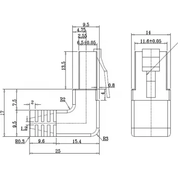 Wentronic Goobay CAT 5e tinklo kabelis, 1x 90° kampu, F/UTP, baltas, 5 m, CCA varis-aliuminis, 1x RJ45 90° (8P8C) 94182