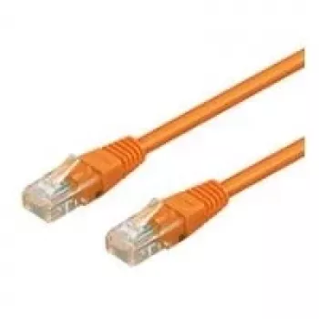 Wentronic Goobay CAT 5e tinklo kabelis U/UTP oranžinis 0,25 m CCA 95201