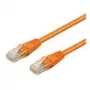 Wentronic Goobay CAT 5e tinklo kabelis U/UTP oranžinis 0,25 m CCA 95201