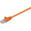 Wentronic Goobay CAT 5e tinklo kabelis U/UTP oranžinis 0,25 m CCA 95201