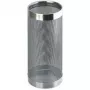 HELIT H2515500 Metalinis skėčių stovas, perforuotas, chromuotas, apvalus, skersmuo 240 mm, aukštis 490 mm