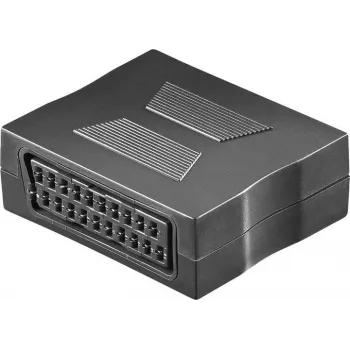 Wentronic Goobay SCART adapteris, SCART female to SCART female, 21-pin, juodas 50771