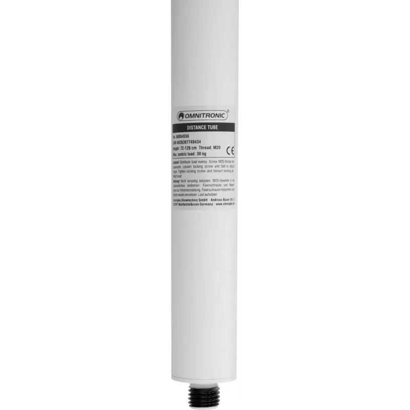 OMNITRONIC kolonėlės atstumo strypas Bass Box/Top Speaker baltas (60004556)