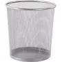 Westcott vielinio tinklo šiukšliadėžė, 12,3 L, sidabrinė, apvali, 230 x 270 mm E-744607 00