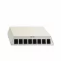 Rutenbeck PP-UM A-8 Ap rw Patch Panel korpusas, 8 prievadų, paviršinio montavimo, grynai balta 23911108