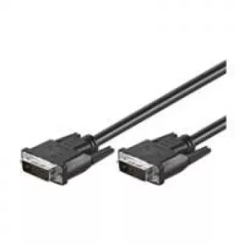 Wentronic goobay DVI-D Dual Link kabelis 0,5 m juodas su rankenėlėmis 93295