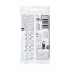tesa KITCHEN Powerstrips papildymo rinkinys virtuvės spintelių ištraukiamiesiems stalčiams – 15 lipnių juostelių, baltos (70064-00000-00)