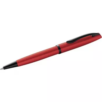 Pelikan Jazz Noble Elegance tušinukas, raudonas metalinis, sukamas, vidutinio storio mėlynas rašalas 300010128