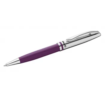 Pelikan Jazz Classic tušinukas, violetinio metalo korpusas, sukimosi mechanizmas, mėlynas rašalas, vidutinis 300013899