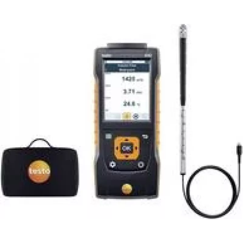Testo 440 rinkinys su 16 mm sparnuotiniu anemometru (0563 4401)
