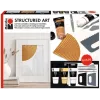 Marabu STRUCTURED ART akrilinės struktūrinės pastos rinkinys, 3 x 100 ml, balta, vandens pagrindo, kreminės-tešlinės konsistencijos, matinis apdaila 1202000000088