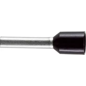LAPP 1,5 mm² 10 mm iš dalies izoliuotas gnybtų antgalis, juodas (500 vnt.) 61802068
