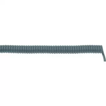 LAPP UNITRONIC SPIRAL LiF2Y11Y spiralinis duomenų kabelis, 4 x 0,25 mm², pilkas, 400 mm suspaustas / 1600 mm ištiestas 73220353