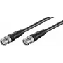 Wentronic Goobay BNC jungiamasis kabelis, juodas, 2 m - BNC male to BNC male (50086)