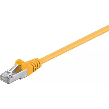 Wentronic Goobay CAT 5e tinklo kabelis, F/UTP, geltonas, 7,5 m - CCA varis aliuminis (50169)