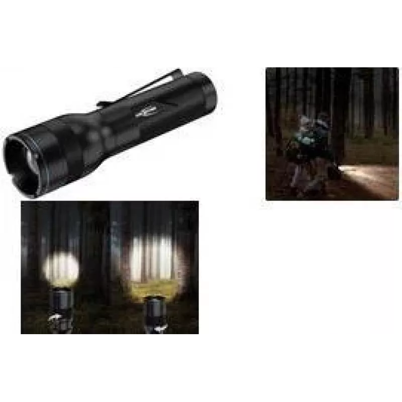 ANSMANN Adventure TA500BF LED žibintuvėlis, juodas su diržo segtuku, 470 liumenų, fokusuojamas, IPX4 1600-0762