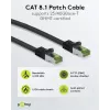 Wentronic Goobay CAT 8.1 tinklo kabelis S/FTP (PiMF), pilkas, 0,5 m 61114