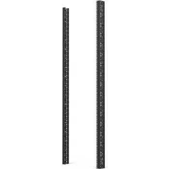 Schroff 23130-014 vertikalus montavimo bėgelis, 38U, 1800 mm, plieninis, juodas