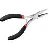 Wentronic Snipe Nose Pliers Flat-Round 125 mm su dantytais žnyplėmis (25 mm)