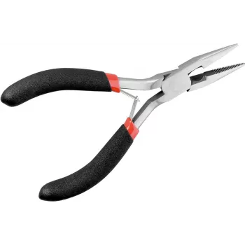 Wentronic Snipe Nose Pliers Flat-Round 125 mm su dantytais žnyplėmis (25 mm)
