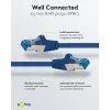 Wentronic 94131 Cat6a S/FTP tinklo kabelis, RJ-45 male to RJ-45 male, auksuoti kontaktai, 10 Gbps, 500 MHz