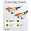Wentronic AVK 354-300 3,0 m 3x RCA kištukas - 3x RCA kištukas AV kabelis - juodas 50382