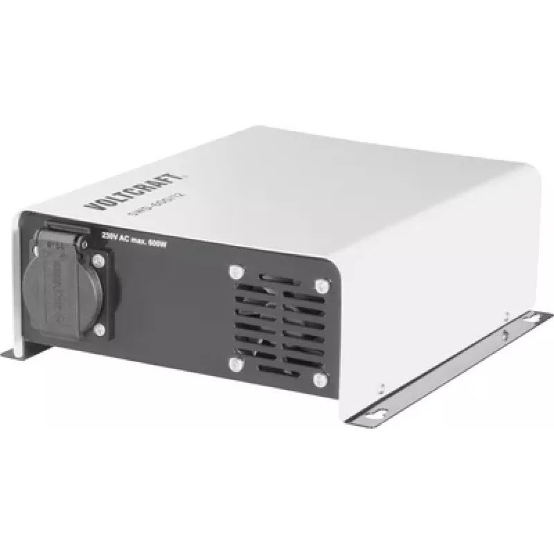 VOLTCRAFT SWD-600/12 grynosios sinusoidės keitiklis 600 W 12 V DC į 230 V AC su nuotolinio valdymo pulteliu