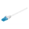 WENTRONIC Goobay CAT 6a tinklo kabelis, U/UTP, baltas, 1,5 m - LSZH be halogenų, varis (59825)