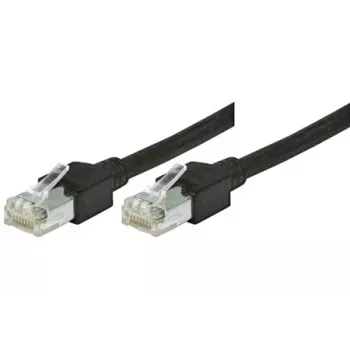 Tecline S/UTP Cat5e komutacinis kabelis, 0,3 m, RJ-45 male to male, juodas 719003S